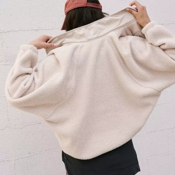 Free People Movement x Hatch Hit the Slopes Fleece Jacket NWT Canvas S - Picture 2 of 8